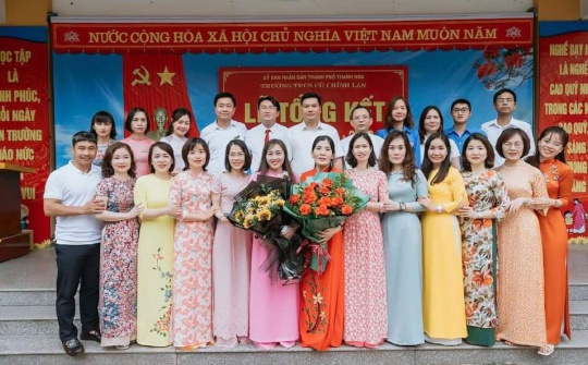 TP Thanh Hoá: Trường THCS Cù Chính Lan đạt con số kỷ lục trong tuyển sinh đầu cấp