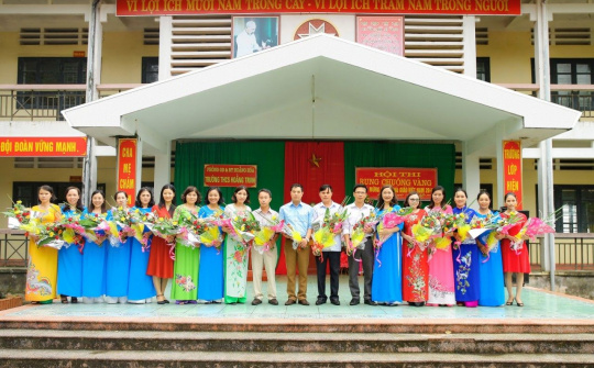 Trường Trung học cơ sở Hoằng Trinh: Chặng đường dài vươn lên không ngừng nghỉ