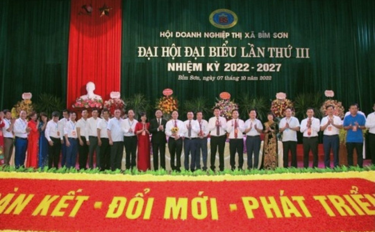 Đại hội đại biểu Hội doanh nghiệp Thị xã Bỉm Sơn lần thứ III, nhiệm kỳ 2022 - 2027