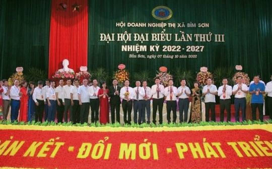 Đại hội đại biểu Hội doanh nghiệp Thị xã Bỉm Sơn lần thứ III, nhiệm kỳ 2022 - 2027