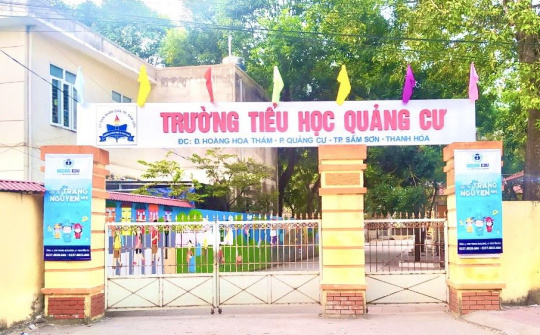Trường tiểu học Quảng Cư: Vững bước trong sự nghiệp trồng người