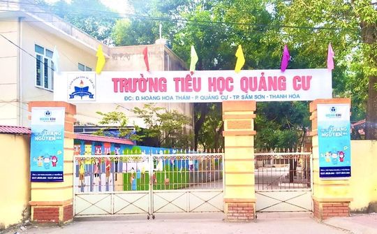 Trường tiểu học Quảng Cư: Vững bước trong sự nghiệp trồng người