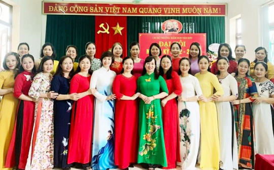 Trường Mầm non Tân Sơn: Điểm sáng về chất lượng giáo dục toàn diện cho những mầm xanh
