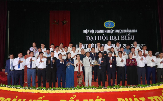 Hội doanh nghiệp huyện Hoằng Hoá tổ chức Đại hội lần thứ III, nhiệm kỳ 2022 - 2027