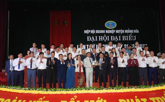 Hội doanh nghiệp huyện Hoằng Hoá tổ chức Đại hội lần thứ III, nhiệm kỳ 2022 - 2027