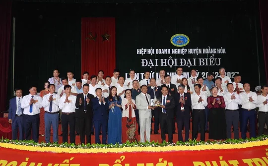 Hội doanh nghiệp huyện Hoằng Hoá tổ chức Đại hội lần thứ III, nhiệm kỳ 2022 - 2027