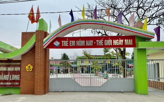 Trường Mầm non Hoằng Long: Xây dựng trường học thân thiện, lấy trẻ làm trung tâm