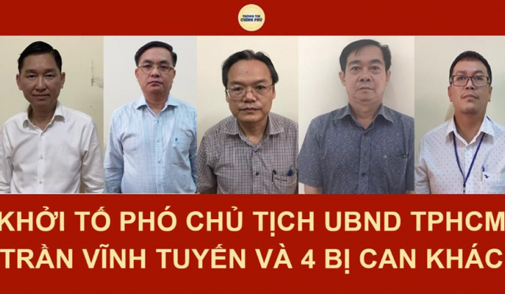 Khởi tố Phó Chủ tịch UBND TP.HCM Trần Vĩnh Tuyến