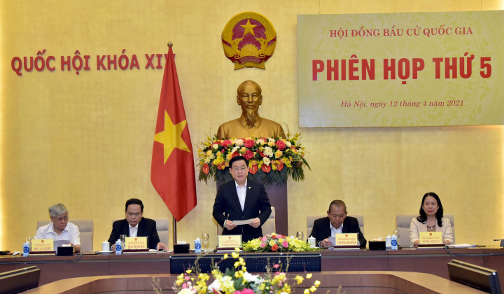 Tổ chức Phiên họp thứ 5 Hội đồng Bầu cử Quốc gia