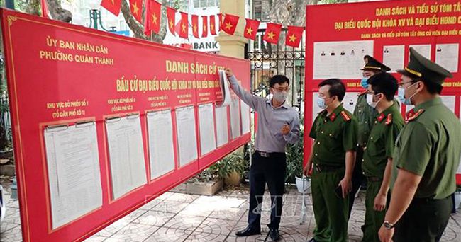 Sẵn sàng cao nhất, dành toàn tâm, toàn lực bảo vệ tuyệt đối an ninh, an toàn ngày bầu cử