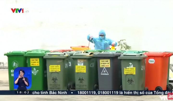 Rác thải tại các khu cách ly: Xử lý ra sao để tránh lây nhiễm?