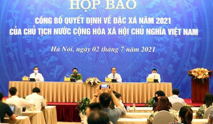 Công bố Quyết định về đặc xá năm 2021 của Chủ tịch nước
