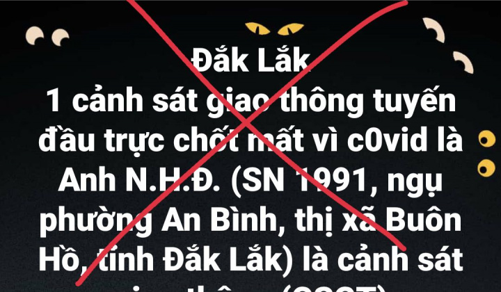 Đắk Lắk: Cơ quan An ninh mạng  truy tìm chủ tài khoản Facebook tên “Đắk Lắk 24h” vì thông tin sai sự thật