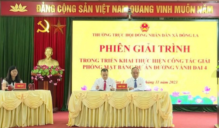 Hà Nội: Đông La (Hoài Đức) giải trình về giải phóng mặt bằng dự án đường vành đai 4 trên địa bàn