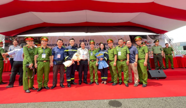 TPHCM diễn tập phương án CC & CNCH cấp thành phố tại đường hầm sông Sài Gòn