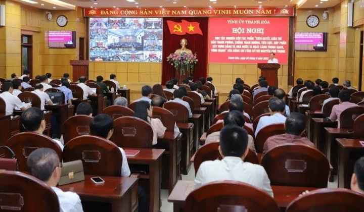 Thanh Hóa kiên quyết, kiên trì đấu tranh phòng, chống tham nhũng, tiêu cực, góp phần xây dựng Đảng và Nhà nước ta ngày càng trong sạch, vững mạnh
