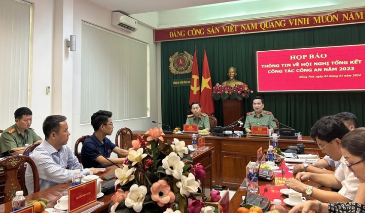 Công an Đồng Nai đã đạt nhiều thành tích xuất sắc trong năm 2023