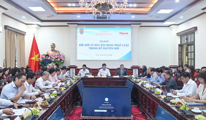 Toạ đàm 'Đổi mới tư duy xây dựng pháp luật trong Kỷ nguyên mới'
