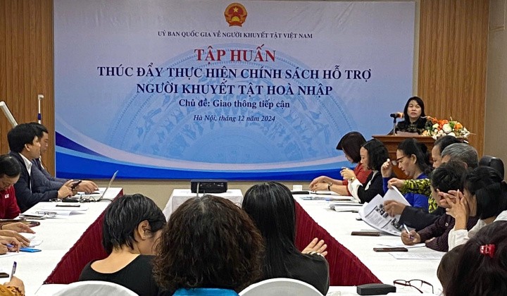 Thúc đẩy thực hiện chính sách hỗ trợ người khuyết tật hòa nhập