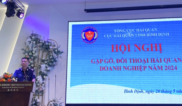 Hội nghị đối thoại Hải quan - Doanh nghiệp Bình Định năm 2024