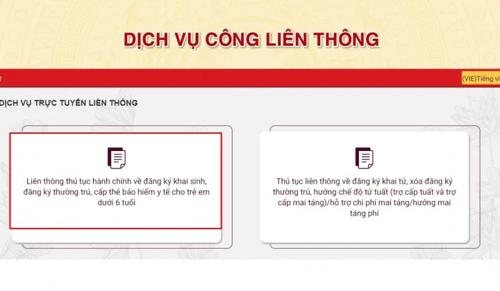 Từ 1/7/2024, giải quyết liên thông điện tử thủ tục Đăng ký khai sinh, đăng ký thường trú, cấp thẻ BHYT cho trẻ dưới 6 tuổi