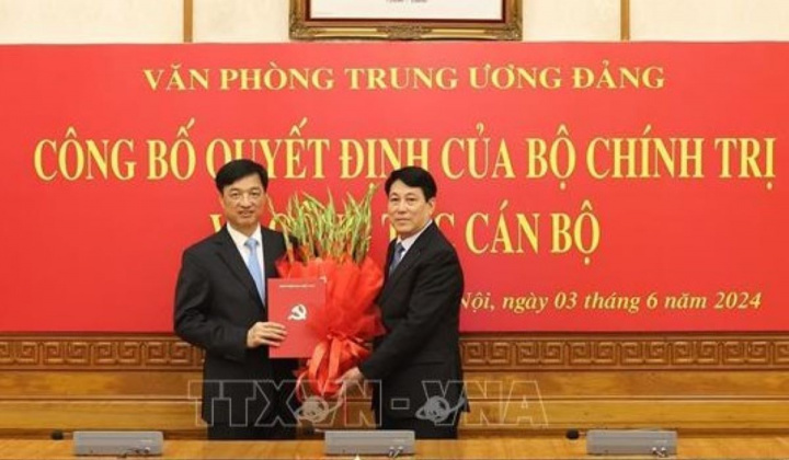 Thượng tướng Nguyễn Duy Ngọc giữ chức Chánh Văn phòng Trung ương Đảng