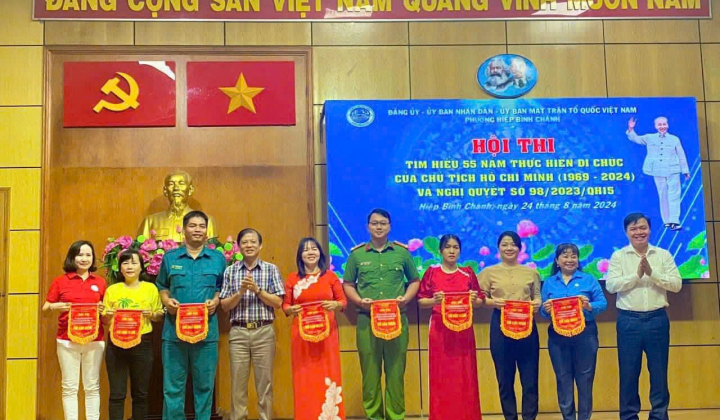 Hiệp Bình Chánh: Sôi nổi các hoạt động Chào mừng Kỷ niệm 55 năm thực hiện Di chúc Chủ tịch Hồ Chí Minh