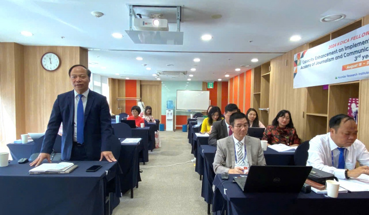 Đoàn Nhà báo Việt Nam hoàn thành Chương trình tập huấn về truyền thông tại Hàn Quốc