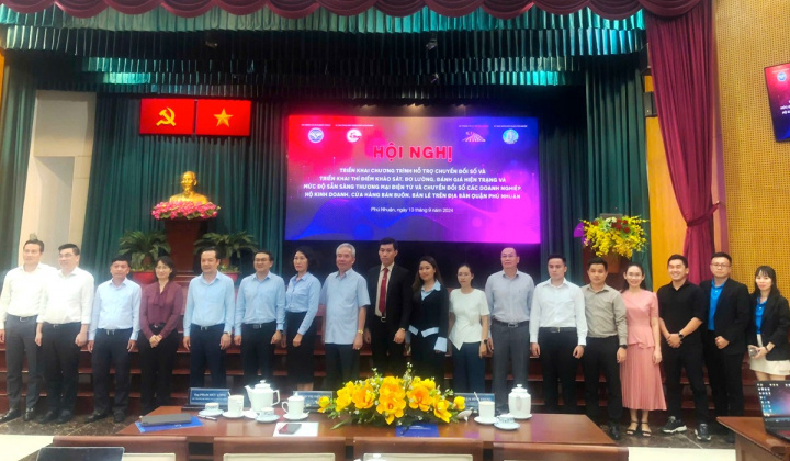 Hội thảo khảo sát chuyển đổi số và thương mại điện tử cho doanh nghiệp bán buôn, bán lẻ tại quận Phú Nhuận