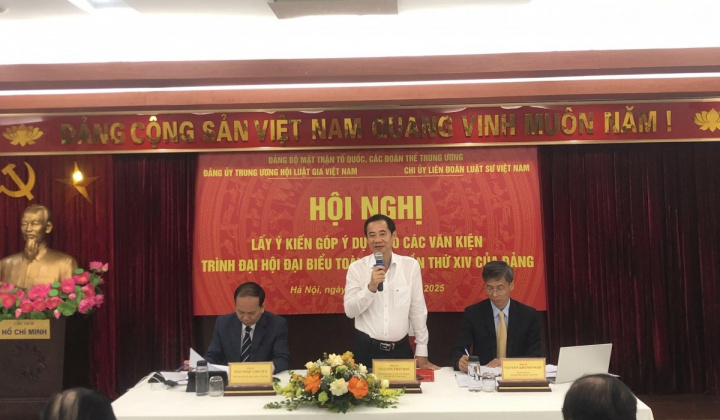 Hội Luật gia Việt Nam góp ý Dự thảo các Văn kiện trình Đại hội đại biểu XIV của Đảng