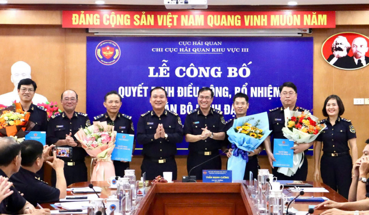 Hải quan Khu vực III kiện toàn tổ chức, tạo động lực mới cho phát triển