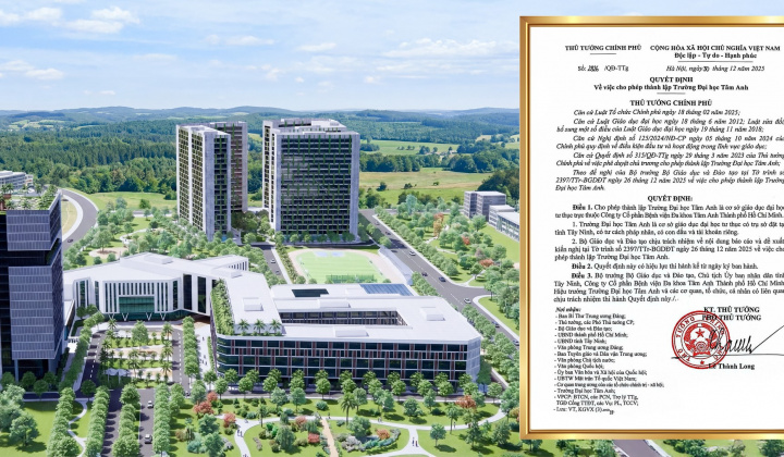 Thành lập Trường Đại học Tâm Anh