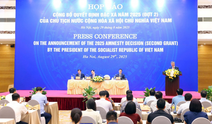 Công bố Quyết định đặc xá dịp Quốc khánh 2/9/2025