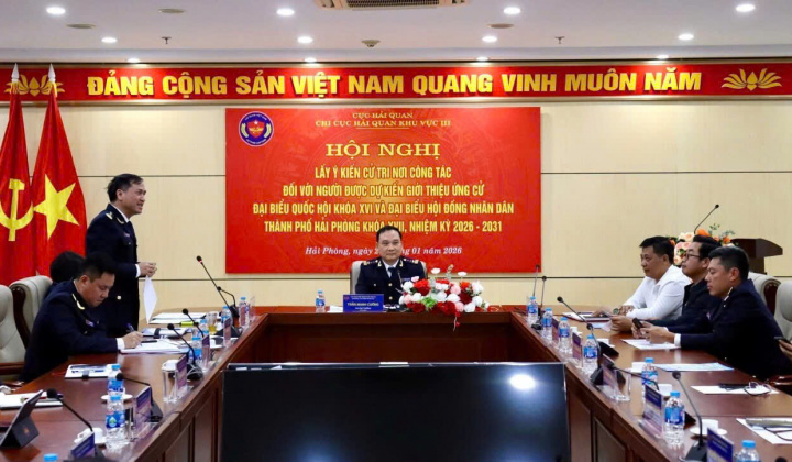 Hải quan khu vực III giới thiệu cán bộ ứng cử đại biểu Quốc hội