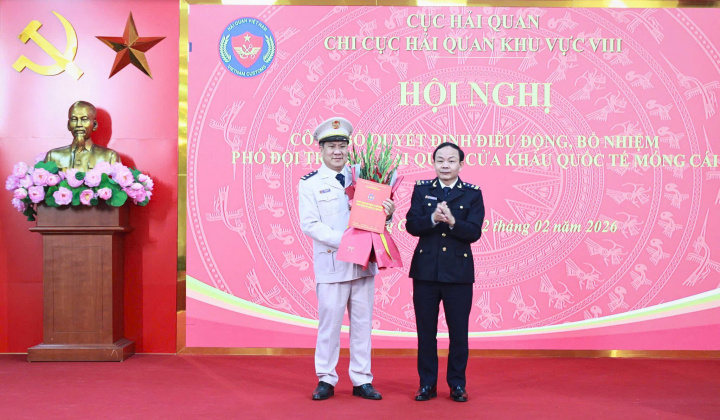 Hải quan Móng Cái kiện toàn lãnh đạo, nâng cao hiệu quả công tác quản lý