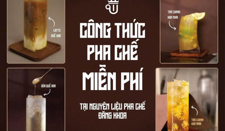 Nguyên liệu pha chế Đăng Khoa – Thế giới nguyên liệu pha chế giúp nâng tầm thương hiệu