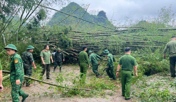 Cao Bằng khẩn trương khắc phục hậu quả mưa giông, ổn định đời sống Nhân dân vùng biên