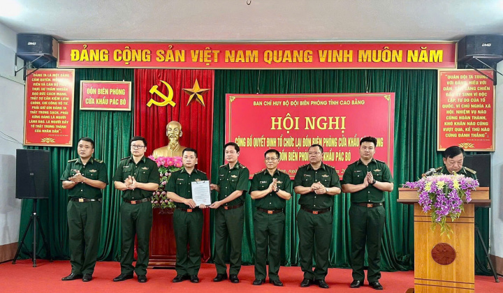 Tổ chức lại Đồn Biên phòng Sóc Giang thành Pác Bó mang ý nghĩa lịch sử sâu sắc
