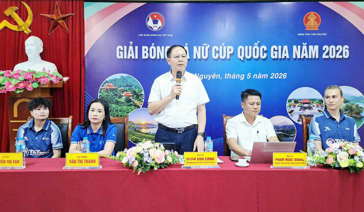 Khơi dậy sức hút bóng đá nữ từ sân chơi Cúp Quốc gia 2026 tại Thái Nguyên