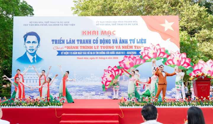 Khơi dậy dòng chảy lịch sử qua ngôn ngữ nghệ thuật cổ động tại xứ Thanh