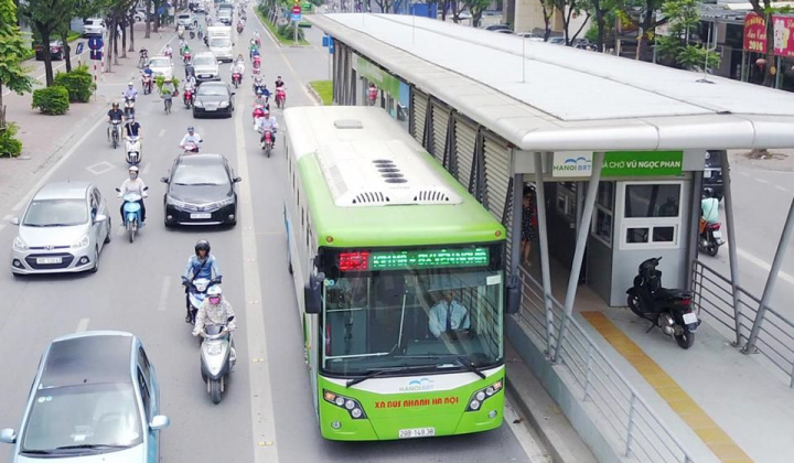 Sở GTVT đề xuất các loại xe khác được đi vào làn BRT