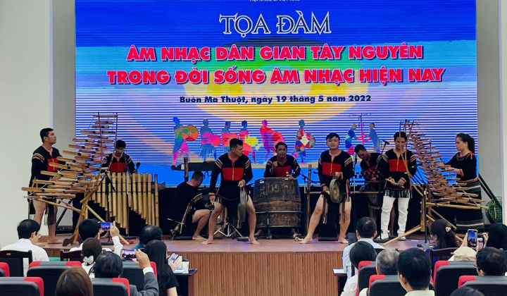 Đắk Lắk: Tọa đàm "Âm nhạc dân gian Tây Nguyên trong đời sống âm nhạc hiện nay"