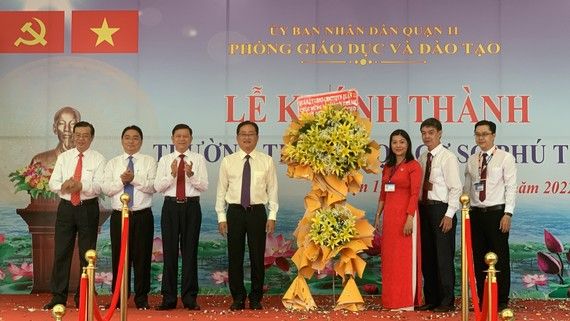 TP.HCM khánh thành trường THCS Phú Thọ