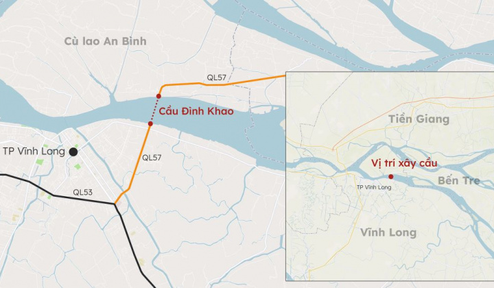 Hơn 3.200 tỷ đồng xây cầu nối Vĩnh Long – Bến Tre