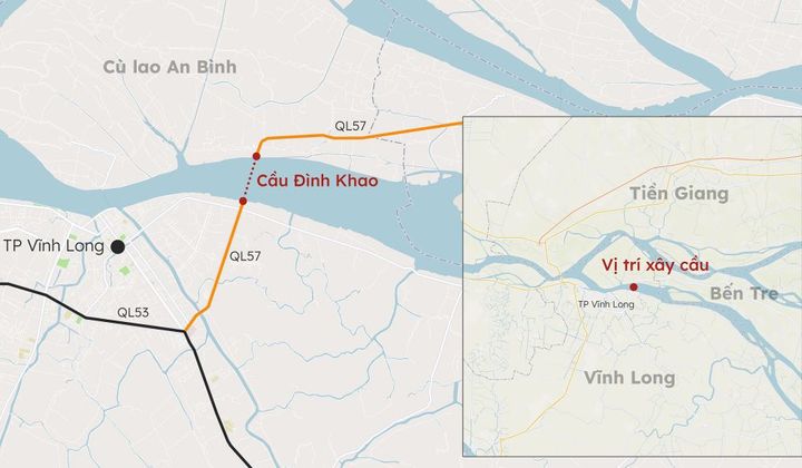 Hơn 3.200 tỷ đồng xây cầu nối Vĩnh Long – Bến Tre