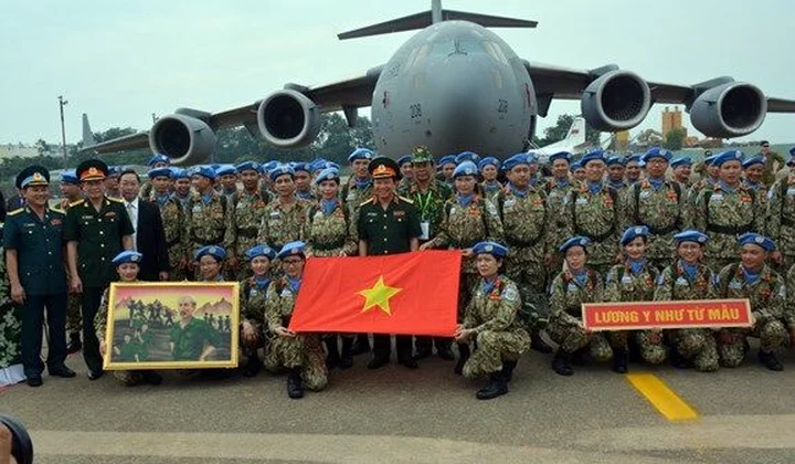 Lực lượng gìn giữ hòa bình Việt Nam xuất quân làm nhiệm vụ quốc tế tại Nam Sudan