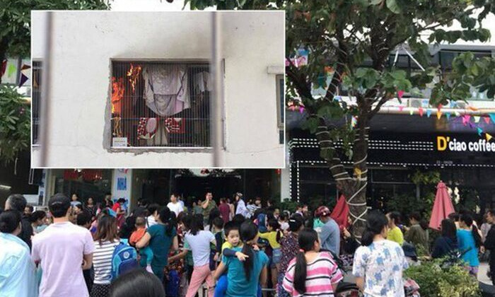 Hà Nội: Cháy căn hộ tầng 31 chung cư Linh Đàm