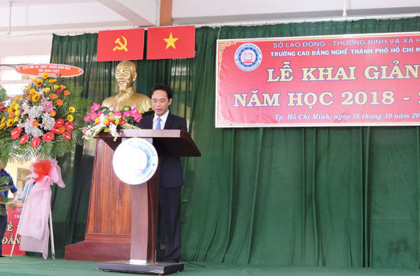 Lễ khai giảng năm học 2018-2019 và trao bằng tốt nghiệp tại Trường Cao đẳng Nghề TP Hồ Chí Minh