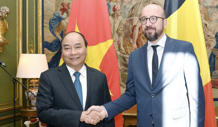 Thủ tướng Nguyễn Xuân Phúc hội đàm với Thủ tướng Bỉ