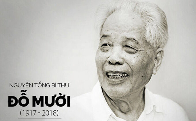 Nguyên Tổng Bí thư Đỗ Mười từ trần